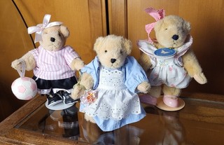 RARE Muffy Vanderbear 3 Pc Lot "Soccer Girl" "A Day In The Country" "Flutterbye"