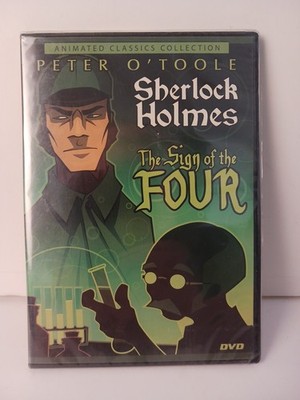 Sherlock Holmes Sign of the Four DVD Animated 2005 Peter O'Toole Sealed!