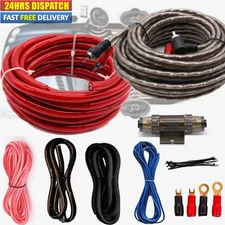 Car Complete Amplifier Wiring Kit Gauge 4GAUGE 2300W For Speakers Subwoofers RCA