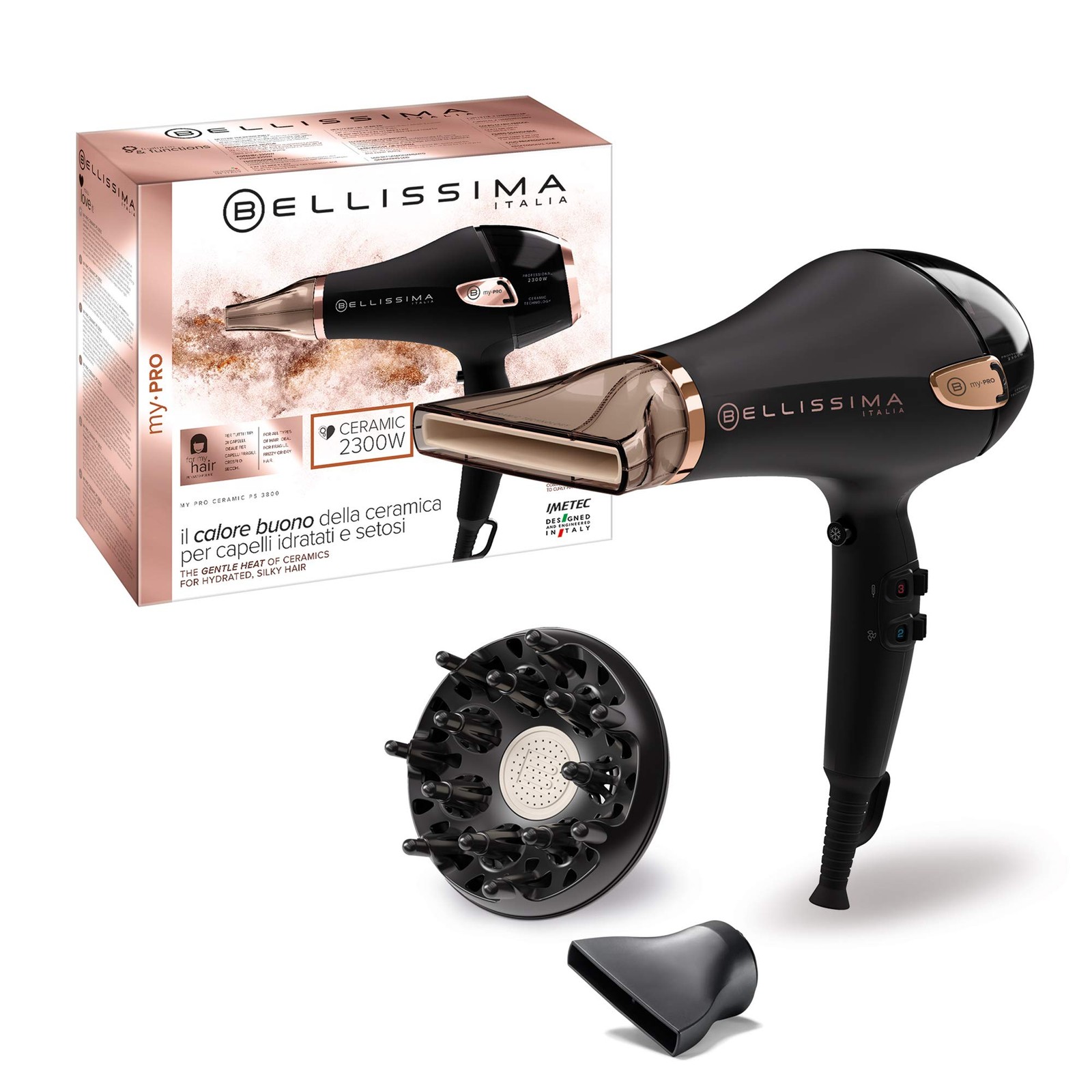 Recensione Bellissima My Pro Ceramic P5 3800: L'Eleganza del Phon