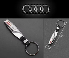 Portachiavi per Auto Audi in Metallo 3D Compatibile A1 A2 A3 A4 A5 A6 A7 A8 Q3