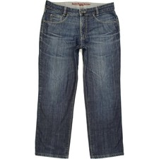 Joker Double Saddle Stitched  Herren Blau Straight Jeans W36 L29 (68682)