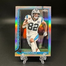 2025 Topps Chrome Football Tommy Tremble Refractor #44 Panthers