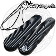 Ls Finned Valve Covers Aluminum With Gaskets Black Low Profile Ls Finned Valve Covers Aluminum With Gaskets Black Low Profile
