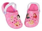 Disney Princess Clogs Sandals + Charms Badges Kids Princess Sliders Indoor Shoes