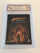 Indiana Jones PlayStation Trading Card PS Card Graded [Custom ACEO Art]