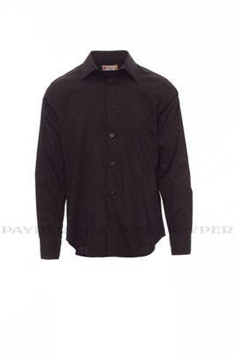 PAYPER IAMGE Herrenhemd Arbeitshemd Freizeithemd Workwear Hemd schwarz