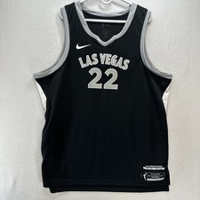 Aja Wilson Las Vegas Aces #22 Jersey Black Women’s Size 2x Nike NWT