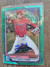 Joswa Lugo Signed 2024 1st Bowman Chrome Baseball Card #BCP-237 Angels /299 Mojo