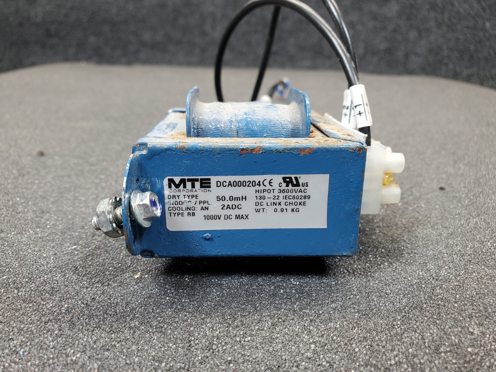 MTE DCA000204 DC LINK CHOKE, DRY TYPE, 50.0mH, 2ADC