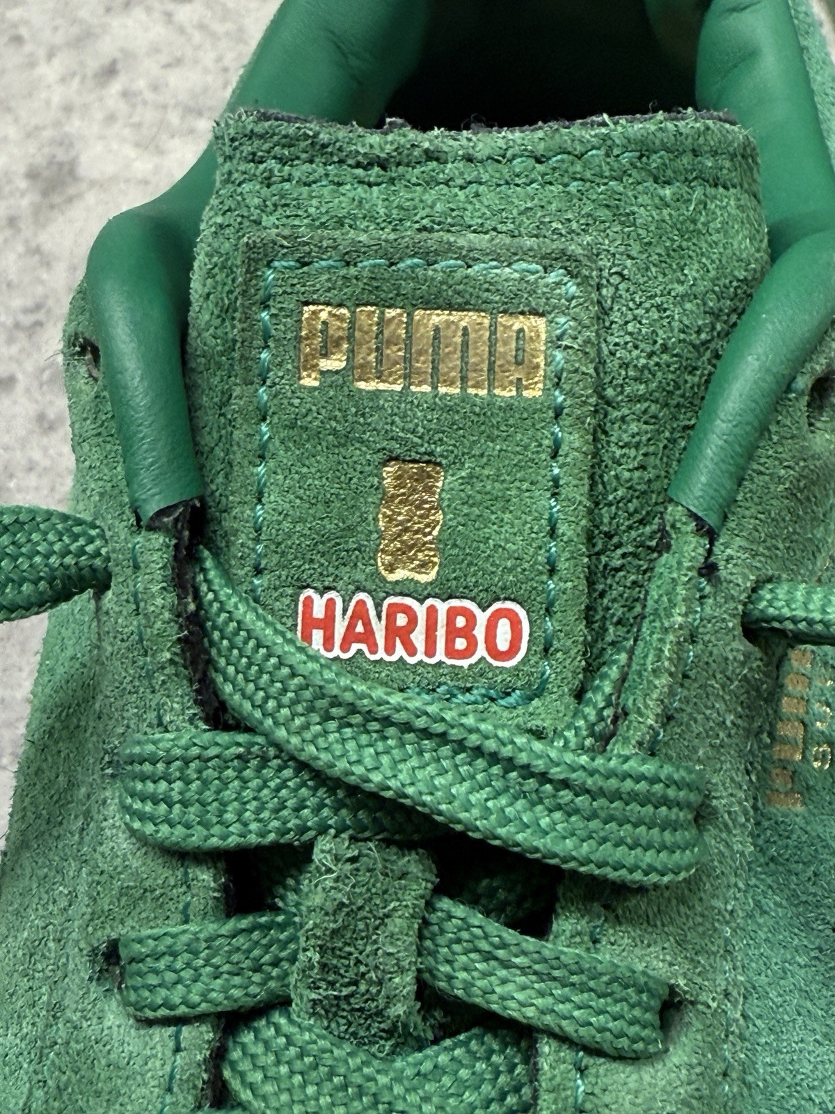 Puma Haribo x Suede Amazon Green Youth Size 1C thumbnail 7