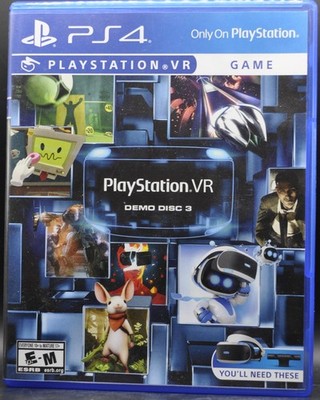 PlayStation VR Demo Disc 3 (PlayStation 4) [CIB] - Great Condition
