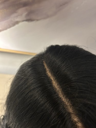 BEAUTIFUL! BLACK Lace Front LONG WIG W Side Bang - Picture 2 of 5