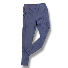 Large Womens Gray High Rise Legging Pockets Super Soft