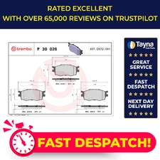 Brake Pads Set fits KIA RIO Mk2 1.5D Front 05 to 11 D4FA Brembo 581011GA00 New