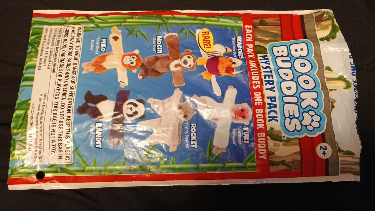 Wild Republic Huggers Book Buddies Far East Plush Slap Bracelet
