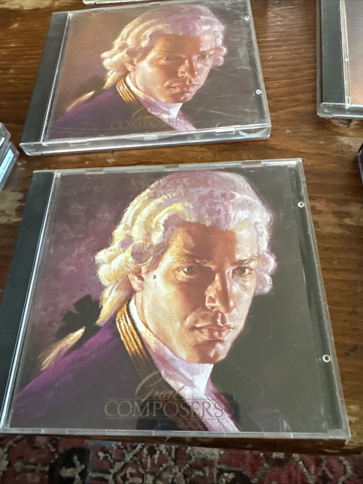 VTG Lot of 9 The Classic Composers CDs Mozart Tchaikovsky Chopin DeBussy Music Foto 2 de 4