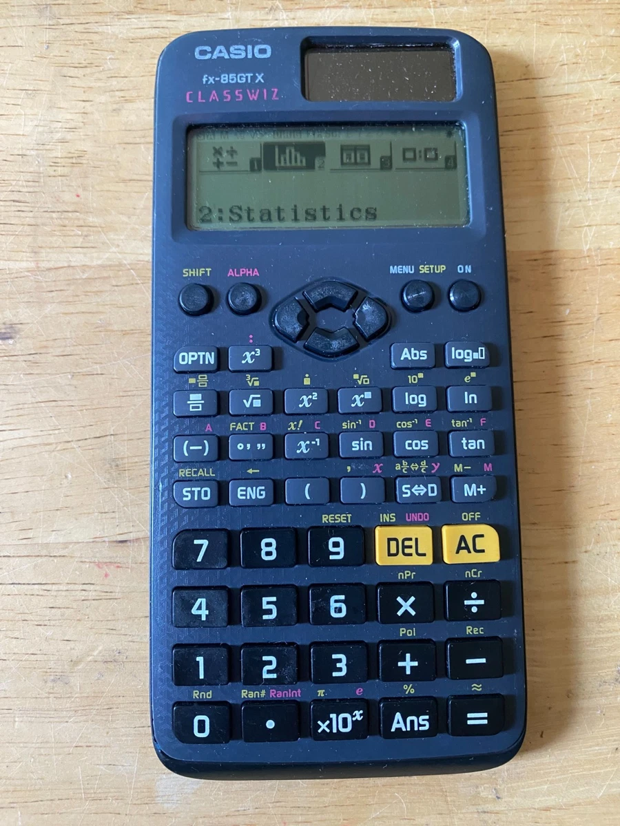 Casio FX-83GTX zwart technisch-wetenschappelijke rekenmachine