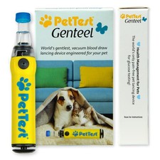 Genteel Pain-Free Lancing Device for Dogs Cats, Pet Blood Sugar Tool Pain...