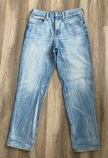 J.Crew Slouchy Boyfriend Jeans Womens 27 Indigo Dye Premium Denim Grunge