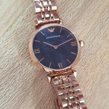 Emporio Armani AR11145 Rose Gold Mother of Pearl Wrist Watch for Women for  sale online | eBay