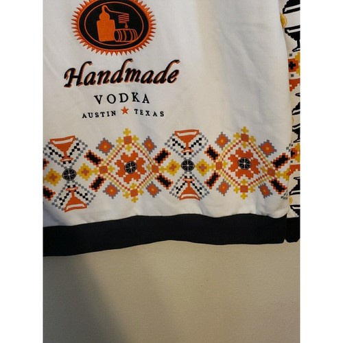 Tito's Vodka Holiday Ugly Christmas Sweater Sweatshirt Pullover Cream Size XXL - Picture 4 of 12
