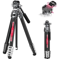 Ulanzi TT09 VideoGo Carbon Fiber Travel Camera Tripod 360° Panoramic Fluid Head