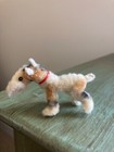 Vintage ARA 1.25” fox terrier pocket pet made of wool chenille in Austria — photo 2