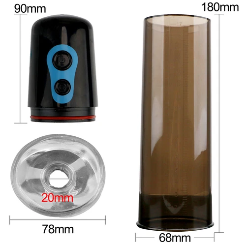 Vacuum Penis Pump for Male ED Enhancement Erectile Enlargement Penis Enlarger - Picture 9 of 11