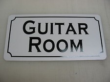 GUITAR ROOM Metal Sign for electric Collectors and acoustic collection