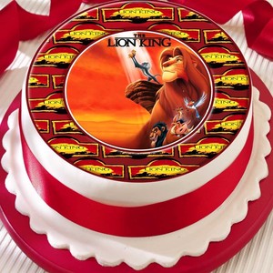 Lion King Rock Logo Border Precut Edible Birthday Cake Topper Decoration Ebay