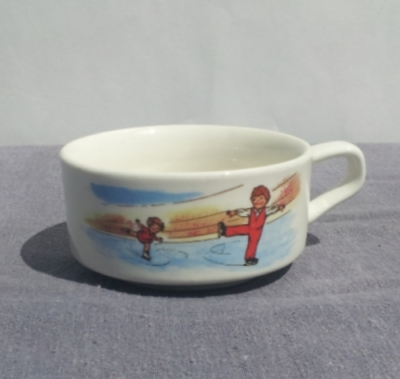 Campbell Kids Soup Bowls -- Winter Themed -- Figure Skating | eBay