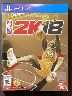 NBA 2K18 [ Legend Edition GOLD Box Set ] (PS4) NEW | eBay