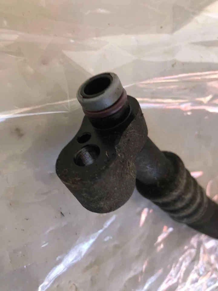 BMW 328i 1999 2000 serie 3 aire acondicionado aire acondicionado refrigerante manguera de descarga OEM Foto 4 de 4