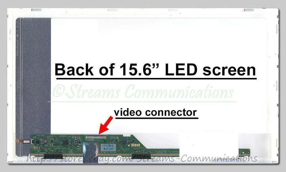 15.6 in Laptop LED LCD Screen for ASUS X52N, K55A, K55N, K55, A52F Notebooks - Image 2 of 4
