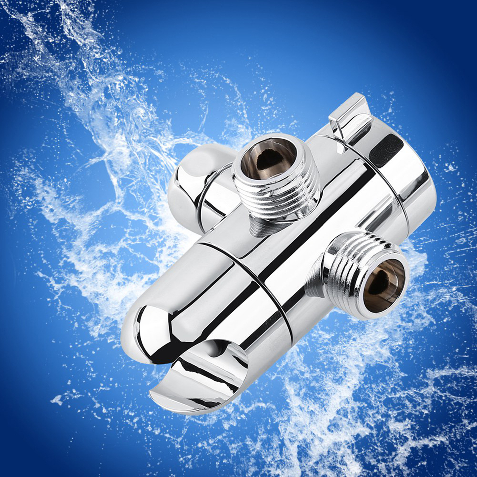 3‑Way Shower Head Diverter And Mount Combo Shower Arm Mounted Valve AOS