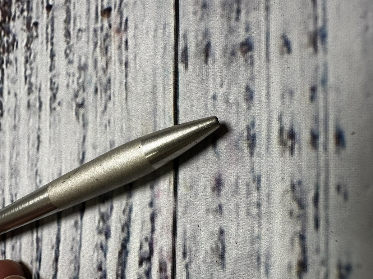 RARE Tombow Zoom V472 LA NAVE Series Mechanical Pen Silver Steel