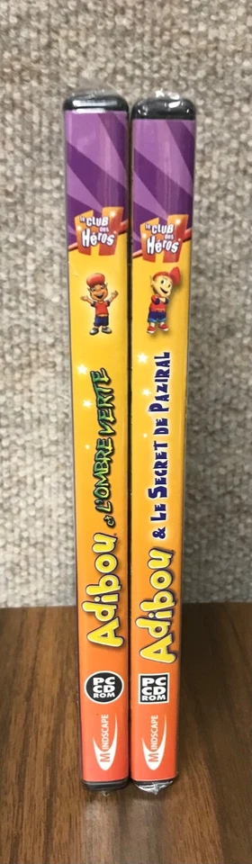 Adibou PC CD-ROM French Game Lot (2) et L'ombre Verte & Le Secret De Paziral NEW - Image 2 of 4