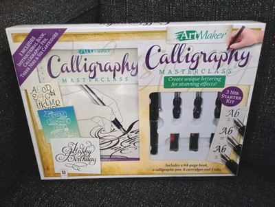 Calligraphy Master Class Book and Pens - New -  Free Shipping