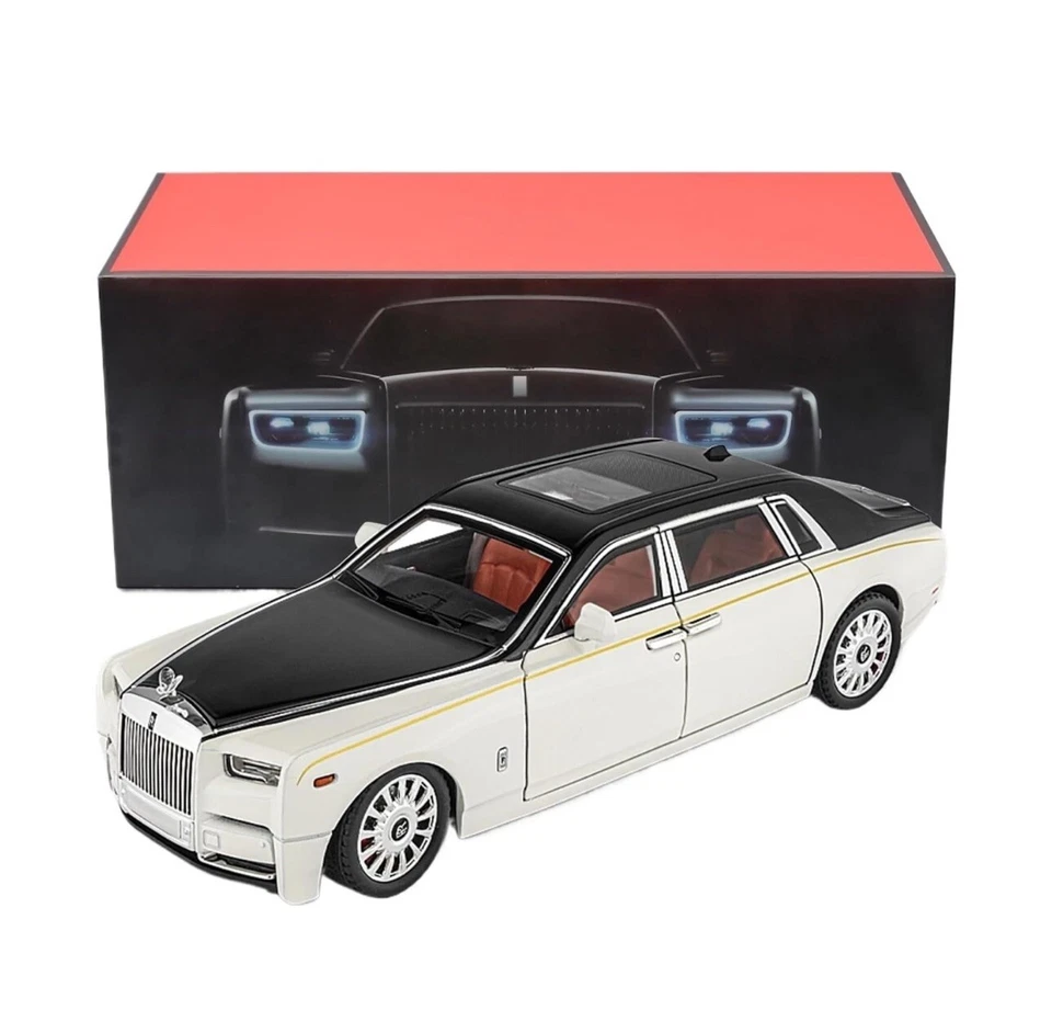 Rolls-Royce Phantom Modellauto / Zurückziehbares Spielzeug Modell Auto 1:18