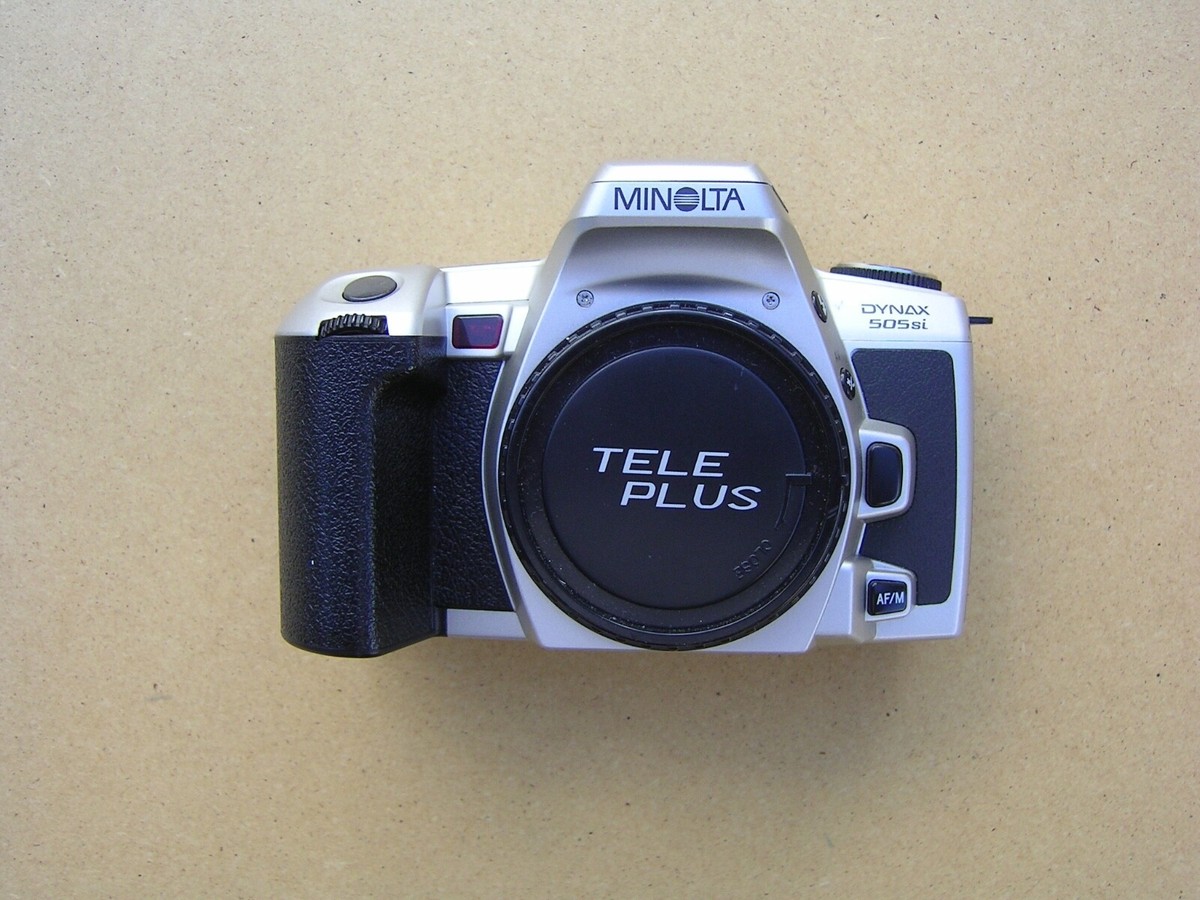 Appareil Photo Argentique Minolta Dynax 505si Super – Reflex Argenté, Fonctionnel