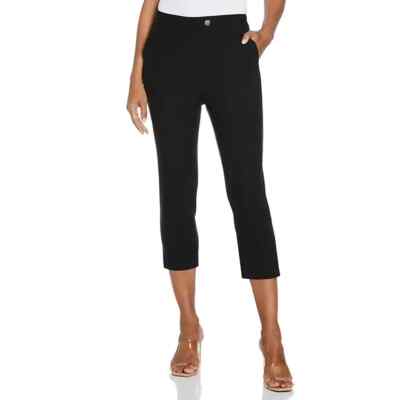 Rafaella Women's Stretch Capri Pant Size 10 Black
