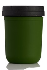 silicone sleeve mason jar With Child Resistant Lid 8oz Mason Jar Included
