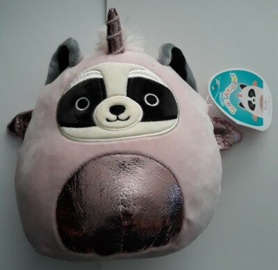 Squishmallows Rocky the Raccoon Alicorn Costume 7'' Plush