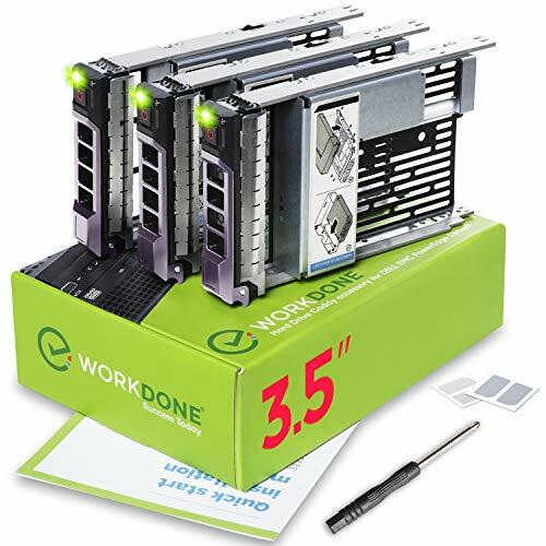 WorkDone Pacco da 3 - Caddy hard disk 3,5 pollici con adattatore HDD 2,5 (M1w)