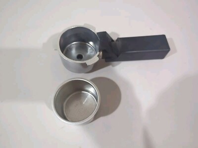 Black Salton EX45 Espresso Maker Replacement Porta Filter Holder & Basket