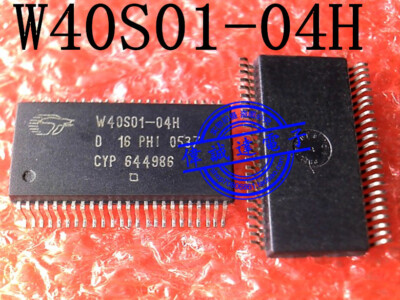 (2 PCS) W40S01-04H IC WORKS Clock Fanout Buffer 18-OUT 48-Pin SSOP #TC98