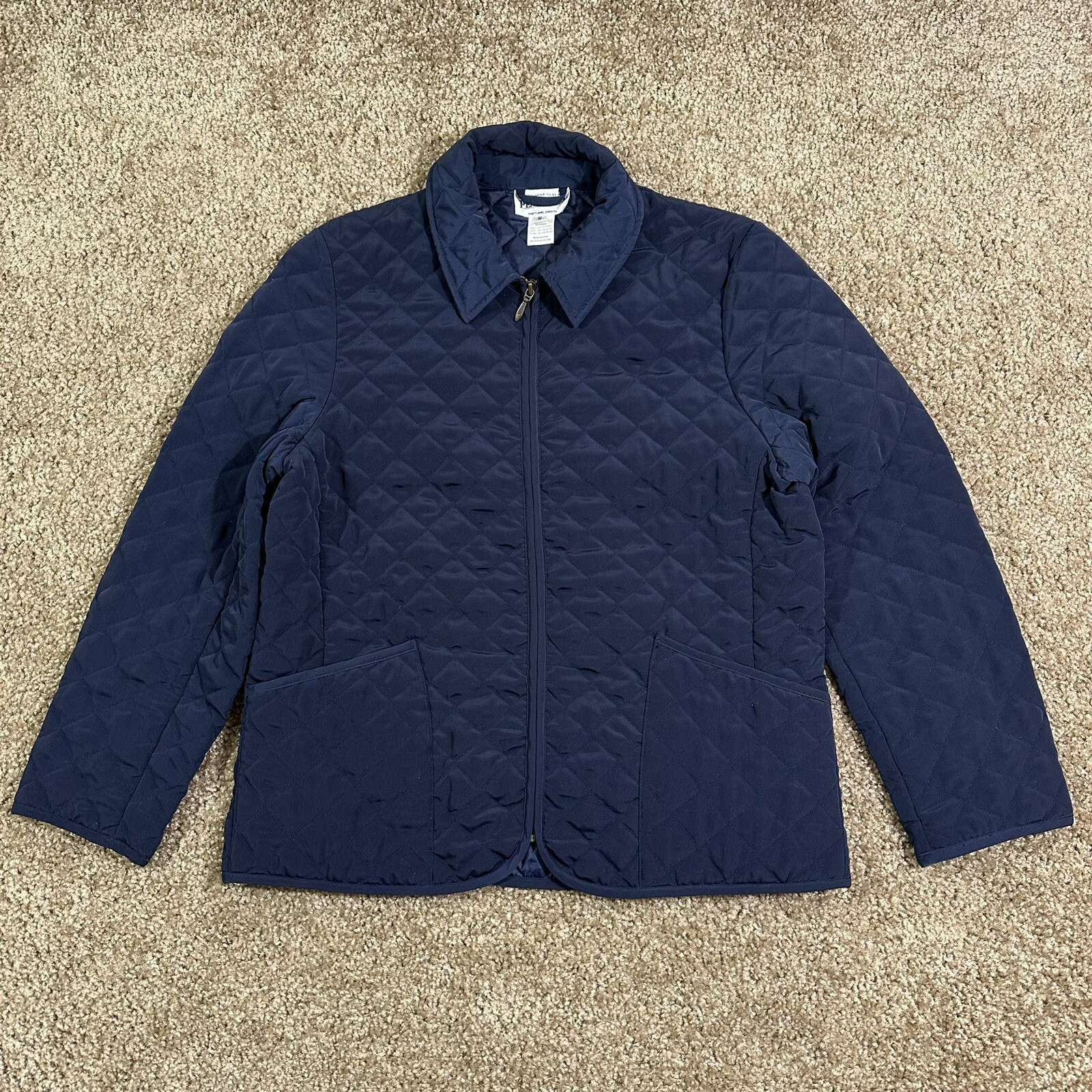 Pendleton Quilted Jacket Womens Size Medium Blue … - image 1