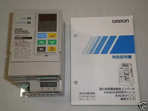 New! Omron Sysdrive 3G3EV-A2001 AC Inverter Drive NIB