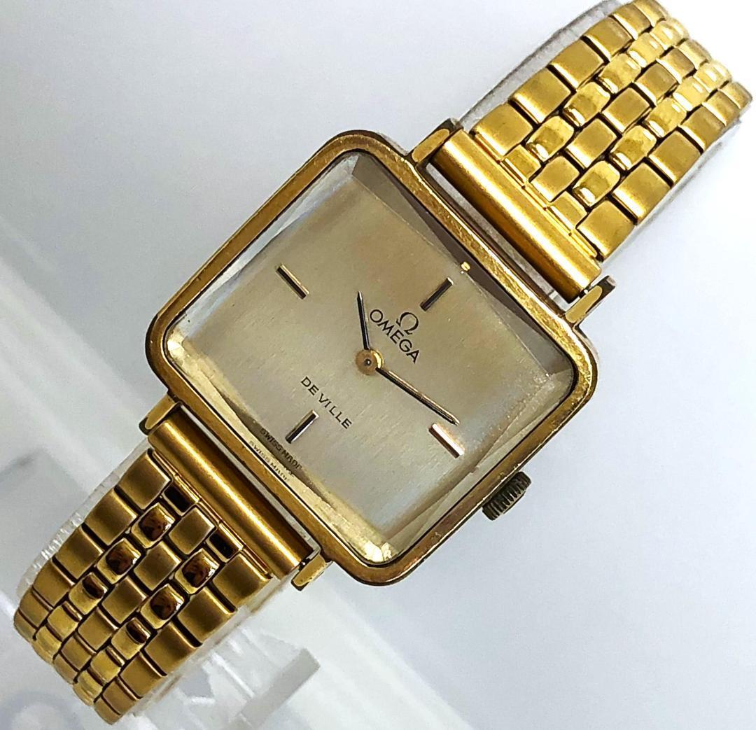 Omega DeVille Gold Mens 時計 OMEGA オメガ DE VILLE デビル ラウンド ウォッチ 腕時計